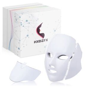 HXDZFX LED FACIAL LIGHT THERAPY MASK FOR FACE AND NECK